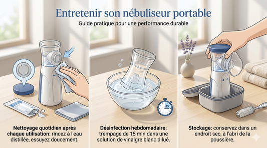 Entretenir son nébuliseur portable