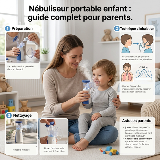 Nébuliseur portable enfant : guide complet pour parents
