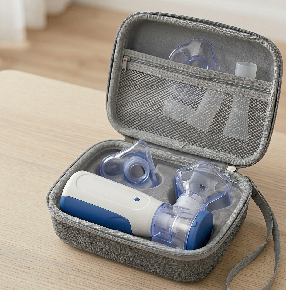 Étui de transport pour nébuliseur portable